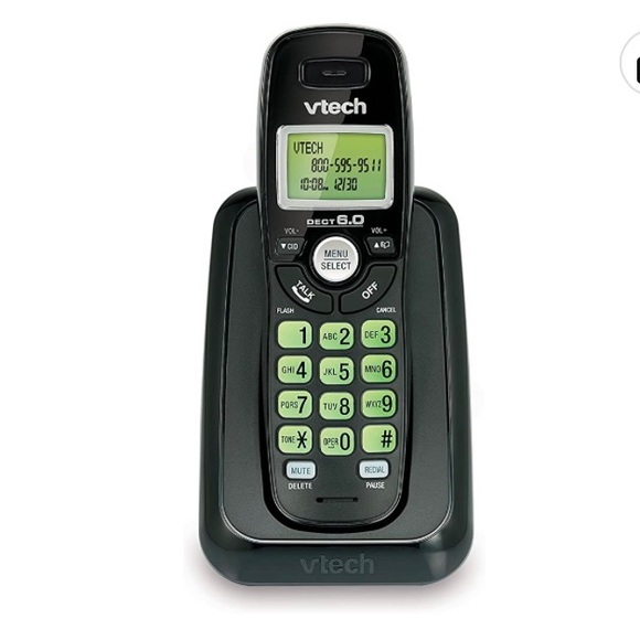 HP🌟Vtech Cordless Single Handset Phone Dect 6.0, Caller ID, Call Waiting - Picture 2 of 5